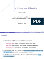 Species Tree Inference Using Svdquartets: Laura Kubatko