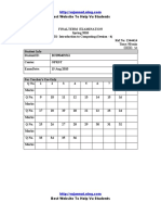 Spring 2010 FinalTerm OPKST CS101