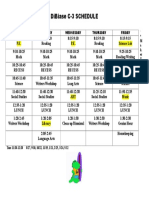 c-3 Schedule