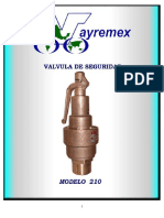 Valvulas Seguridad VAYREMEX