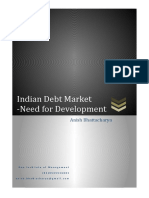 INFINEETI Go A Institute of Management Anish Bhattacharya Indian Debt Market Need For Development