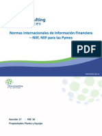 NIIF PARA PYMES - Seccion 17 Propiedades Planta y Equipo