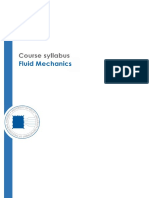 Course Syllabus: Fluid Mechanics