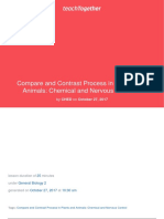 Compare and Contrast Process in Plants and Animals: Chemical and Nervous Control 1