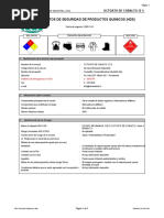 Ficha de Seguridad Cobalto