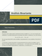 Análisis Bivariante