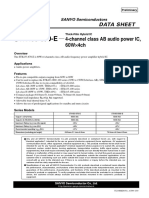 STK433-870-E: 4-Channel Class AB Audio Power IC, 60W