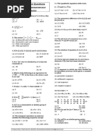 ECAT MATHS MCQs PDF