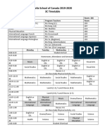 3c Time Table