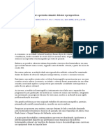 A Historiografia Sobre o Período Colonial