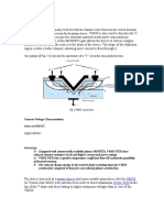 Current-Voltage Characteristics:: Power Device Umos Electric Field