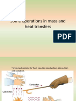 Mass and Heat Transfer