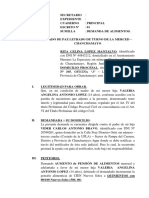 Demanda de Aumento de Alimentos 16 - Hija - La Merced - Rita Celina Lopez Mantalvo