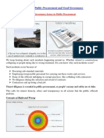 Module III: Public Procurement and Good Governance