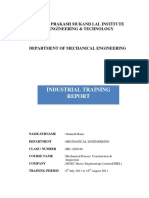 Internship Report ISGEC PDF