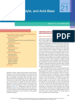 Fluid, Electrolyte, and Acid-Base Disorders Robert B Schonberger 2018