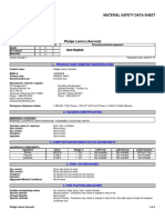 MSDS - Pledge Lemon PDF