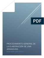 Elaboración de Un Procedimiento General para para La Evaluación de La Armadura