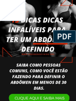 13 Dicas Dicas Infalíveis para Ter Um Abdômen Definido