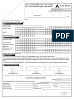 AXIS BANK Fidable Format