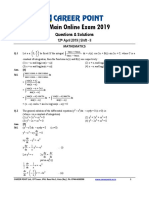 JEE Main 2019 Paper Solution Maths 12 04 2019 2nd PDF