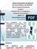 Tema 1.3 Características Principales de La Logística