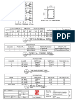 Footing Tie Beam Details: Left MID Right