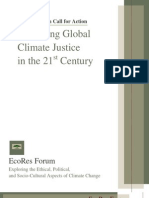 Achieving Global Climate Justice in The 21st Century