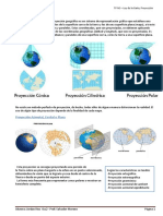 Tipos de Proyecciones Topografía