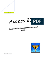 Access 2007 Niveau 1 Et 2