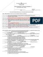 1st Quarterly Assessmet Test in Practical Research 2