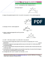 10th Maths CH Similar Triangle Test Paper