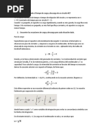 Circuito RC Preguntas