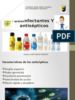 Desinfectantes y Antisepticos