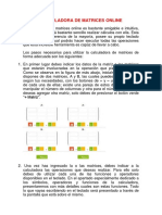 Calculadora de Matrices Online