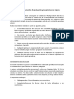 Evidencia - Instrumentos de Evaluación y Mecanismos de Mejora - William Gómez