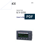 KV d30 Manual