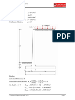 Retaining Wall (BS8110)