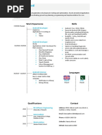 Hamza Ahmed CV