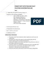 Iot Based Power Theft Detection and Fault Identification in Distribution Line