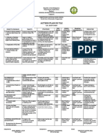 Action Plan-TLE 2019