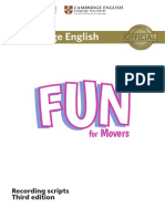 Fun For Movers 3rd Edition Recording Scripts PDF