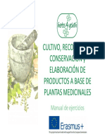 Cultivo, Recolección, Conservación y Elaboración de Productos A Base de Plantas Medicinales