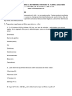 El Manejo Cristiano de Nuestros Conflictos