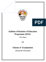 B.ed Syllabus