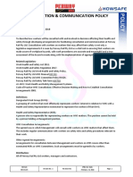 Consultation & Communication Policy: Policy Number Date of Policy: February 23, 2018 Purpose