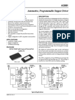 Automotive, Programmable Stepper Driver: Features and Benefits Description