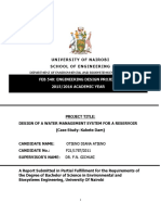 Feb 540: Engineering Design Project 2015/2016 ACADEMIC YEAR: Department of Environmental and Biosystems Engineering