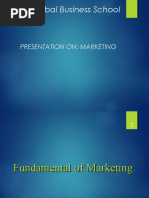 Amity Global Business School: Presentation On: Marketing