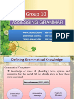 LA Assessing Grammar